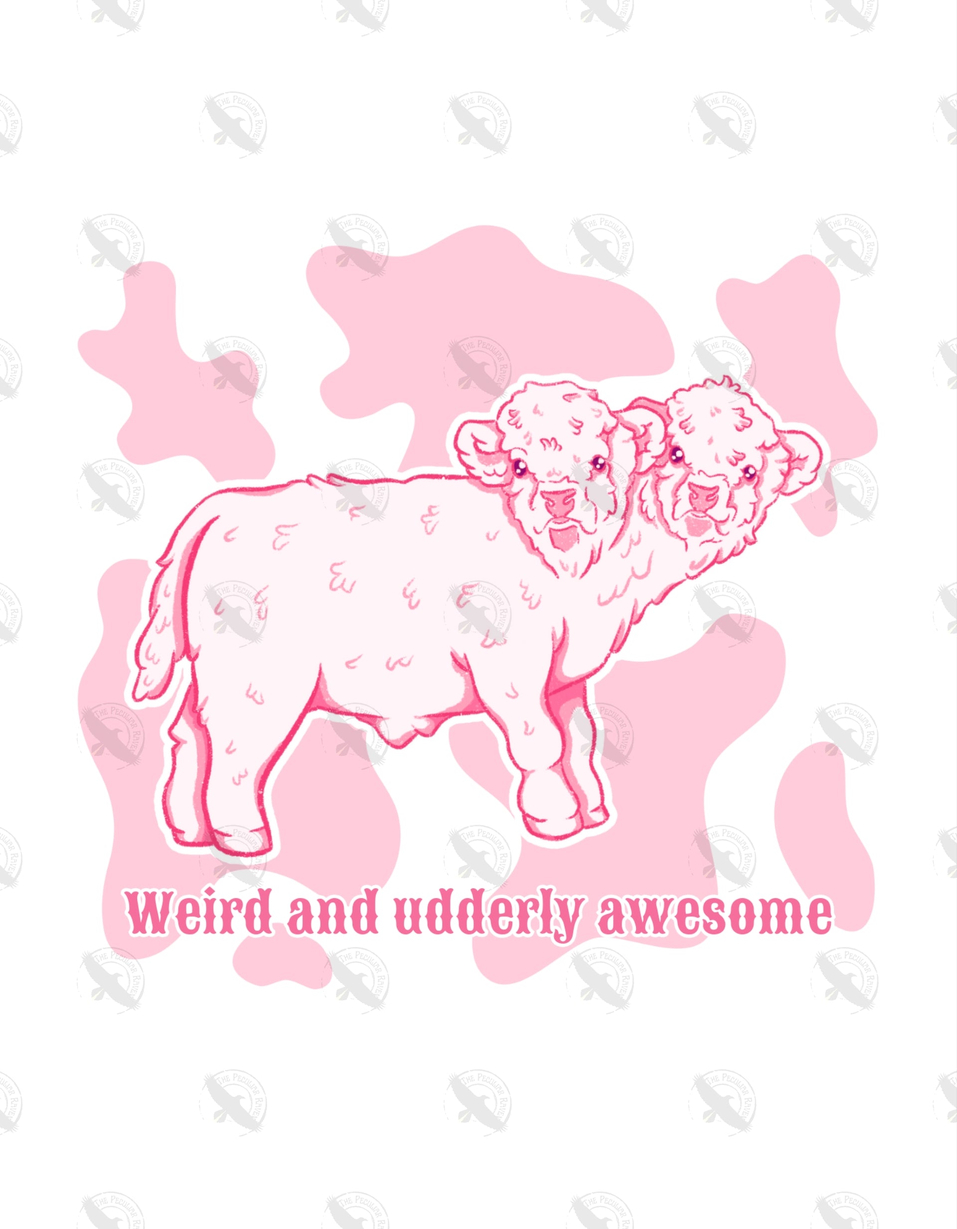 Two-Headed Cow Hoodie
