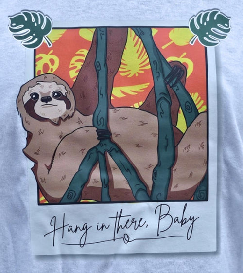 Hang In There Baby Sloth T-Shirt