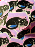 Rude Cat 'n' Sword Sticker