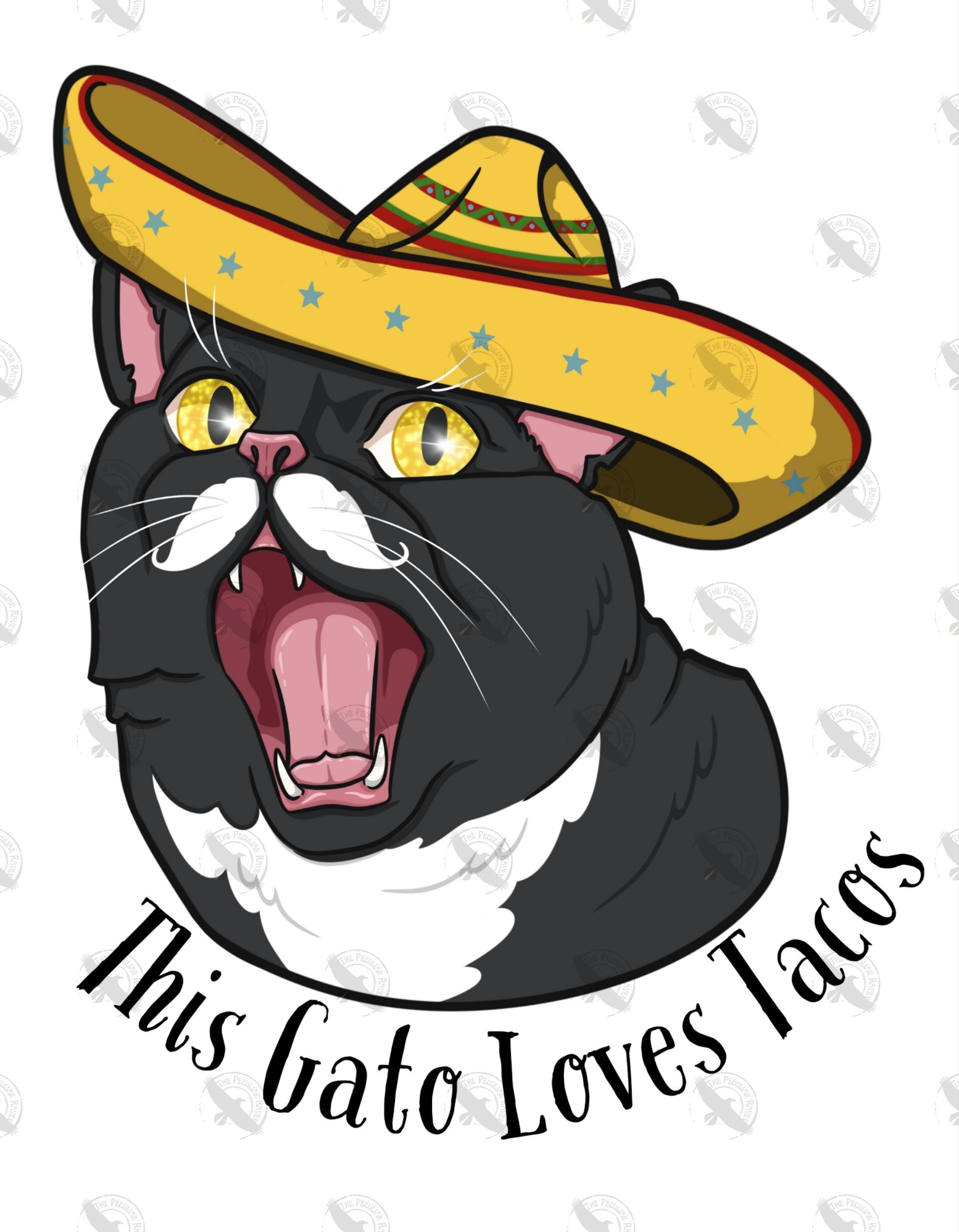 This Gato Loves Tacos T-Shirt