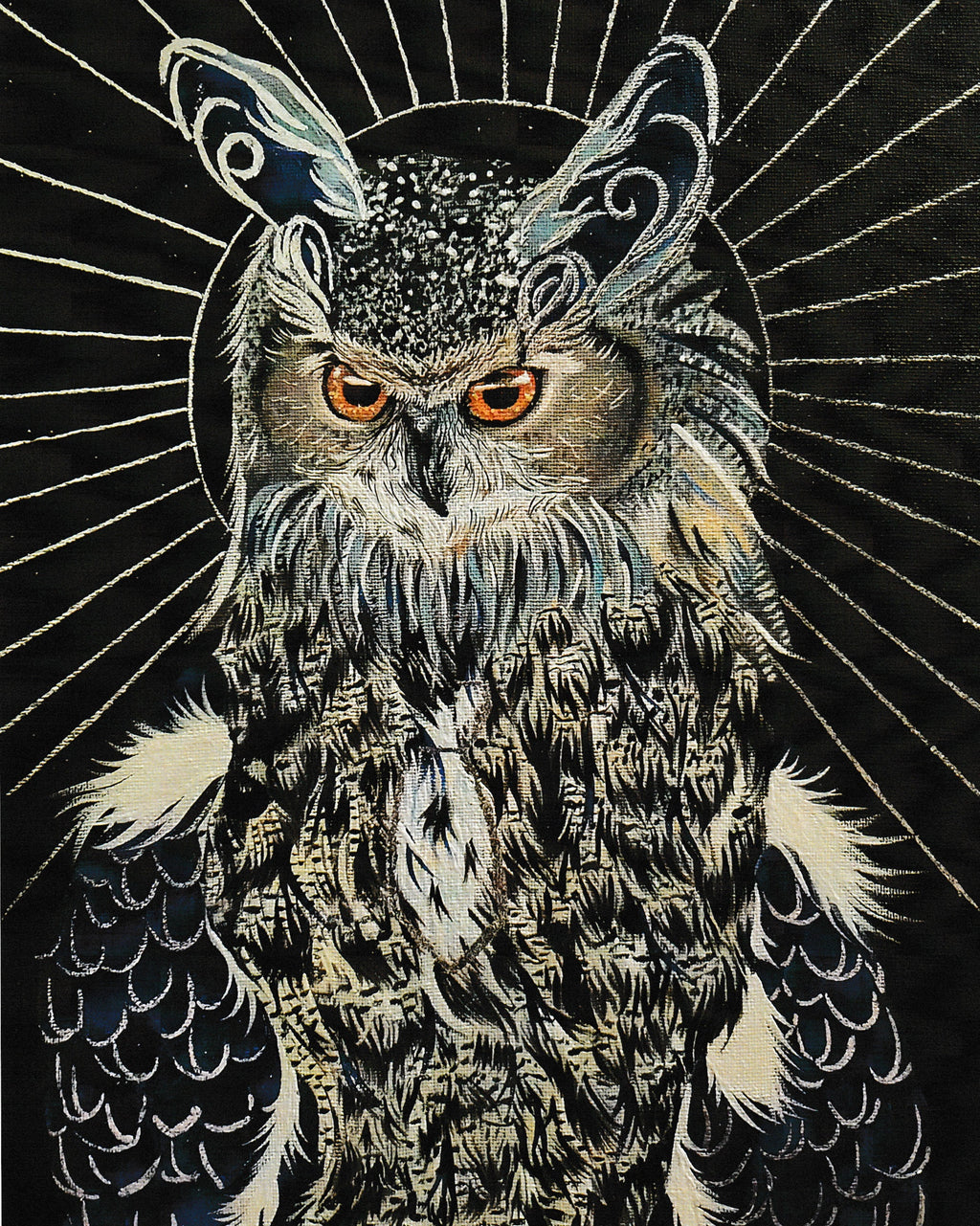Great Horned Owl 8x10 Art Print