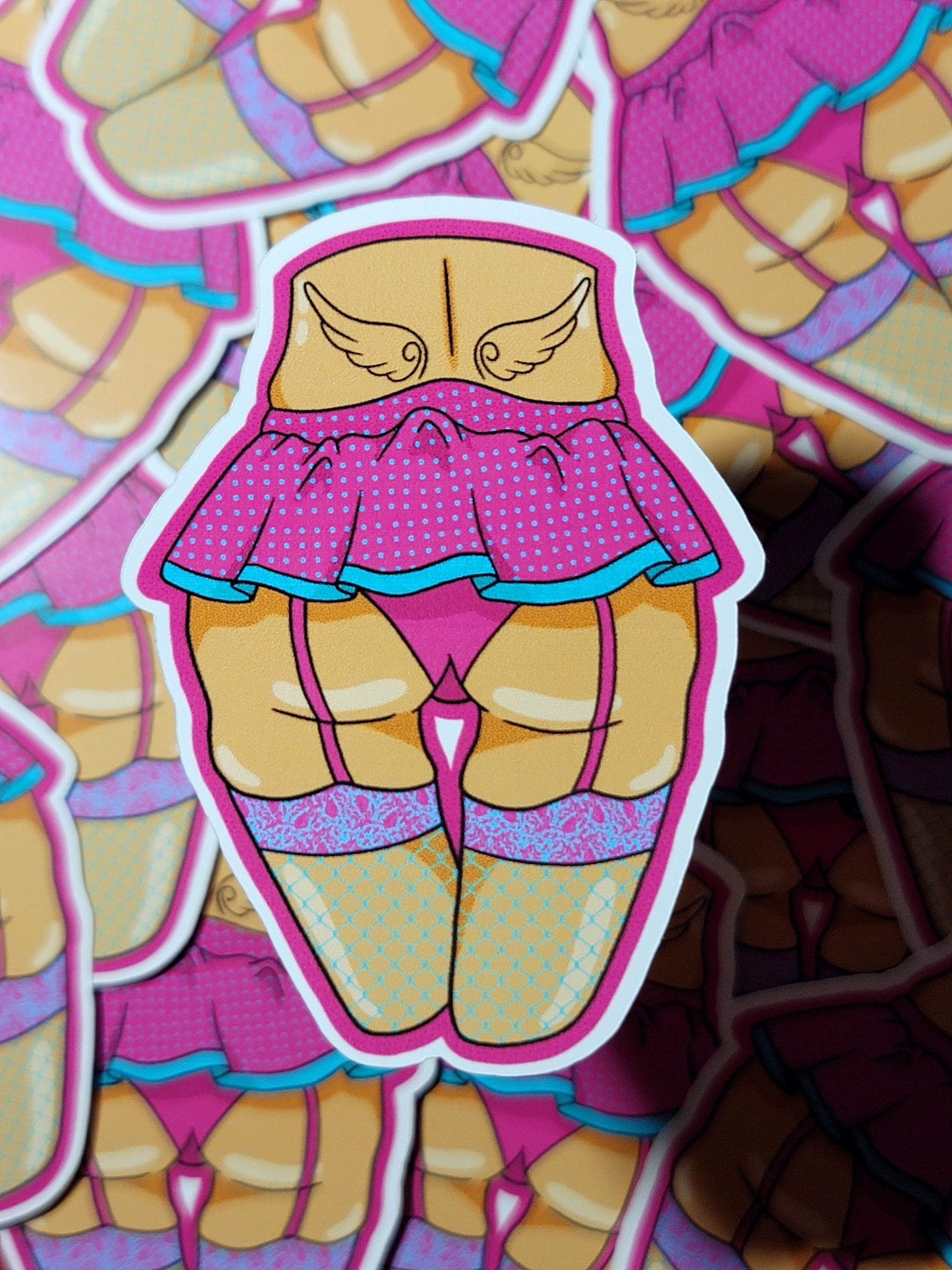 Pink Booty Sticker